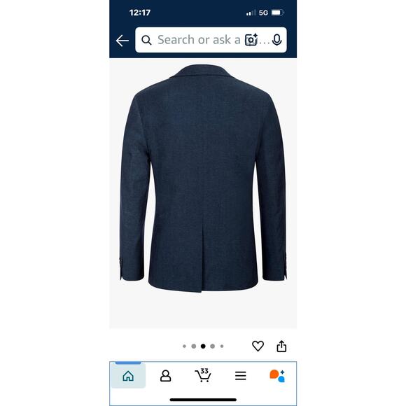 GRACE KARIN Men's Casual Blazer Suit Jackets 2 Button Lightweight Sport Coats XL - Picture 5 of 16